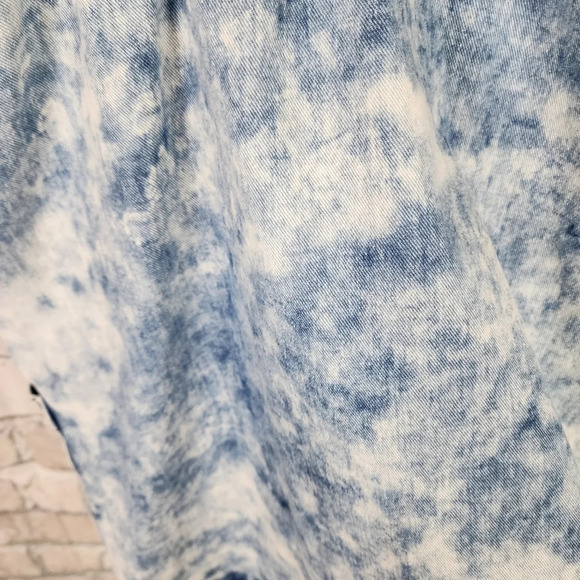 Vintage 90s Milkfed Acid Wash Denim Mini Dress Sopia Coppola One Size Japan - Picture 14 of 16